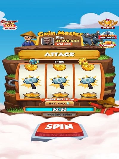 Haktuts coin master free spin today